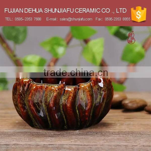 Unique shape design vietnam glazed pots