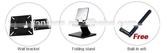 17inch all in one touchscreen pc white with Five wire resistive touchscreen