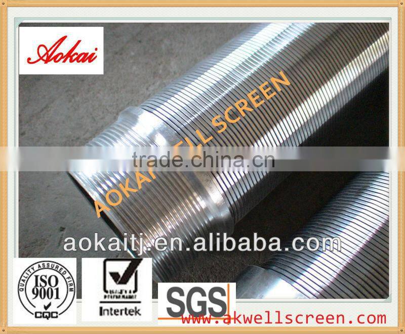 2014 reforced stainless steel 316 wedge wire johnson water well screen filter