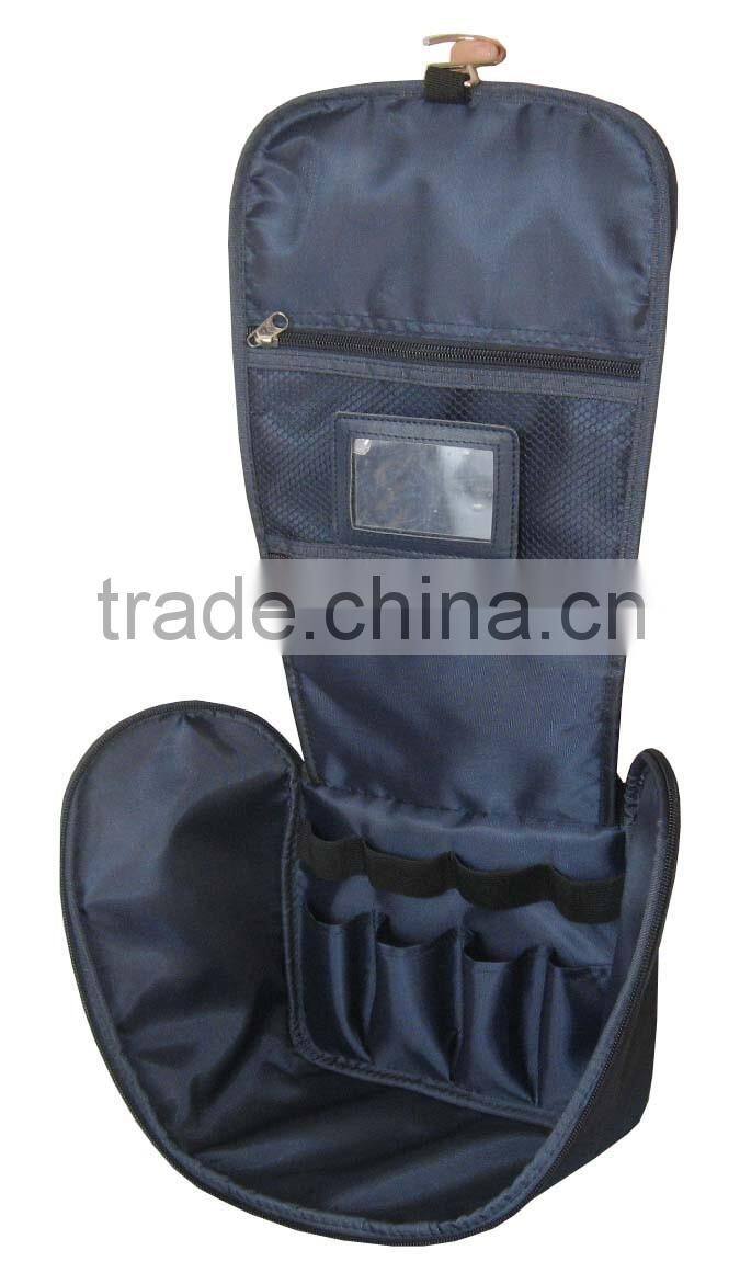 2016 latest UK style polyester fashion custom travel wash bag toiletry bag for Men