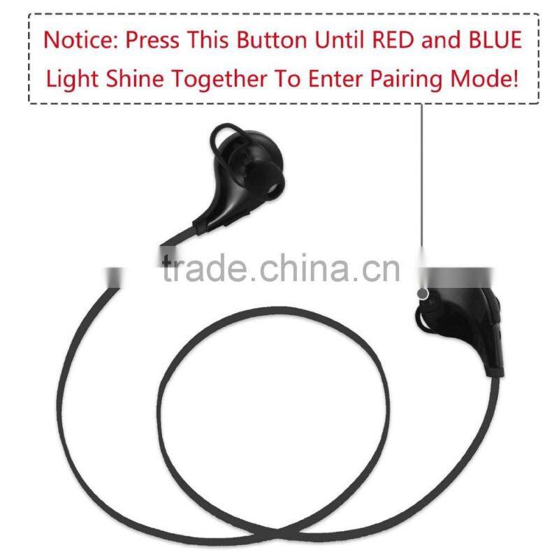 Mini Lightweight Wireless Stereo Sports running neckband bluetooth earphone