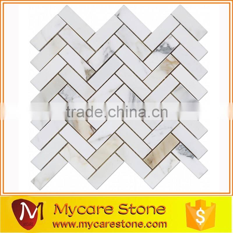 Popular design factory supply white marble flooring