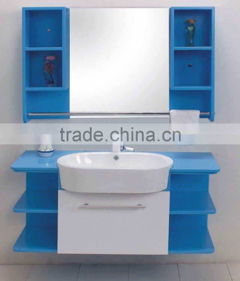 simple style PVC/MDF bathroom cabinet for the middle east market