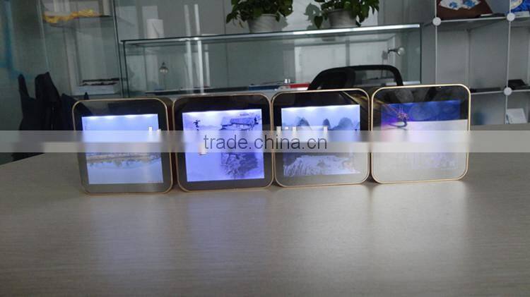 New Can be customized aluminum illuminated LED logo 6000 mah power bank