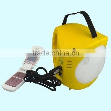 Solar LED lantern with hand string