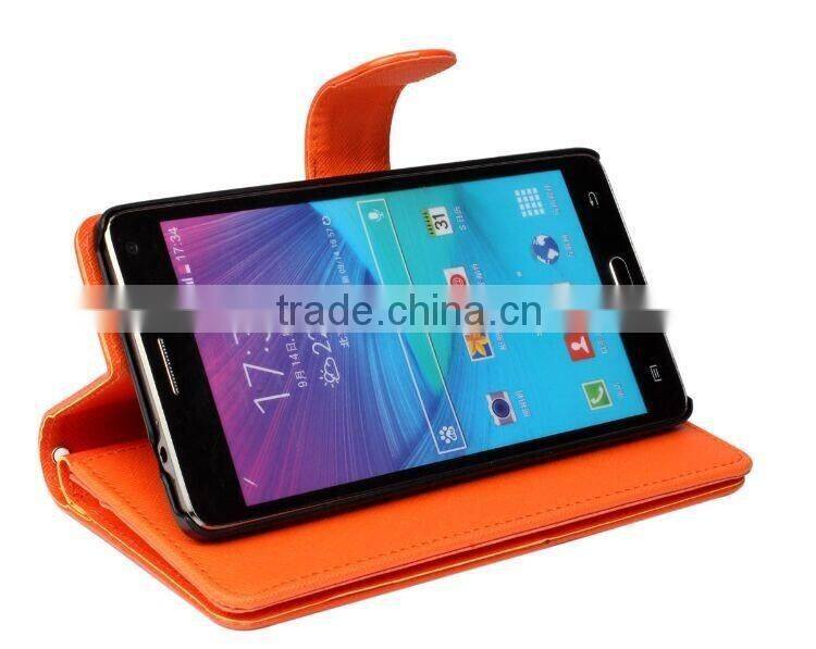 2015 Wallet PU Leather Case for Samsung N9100 note 4