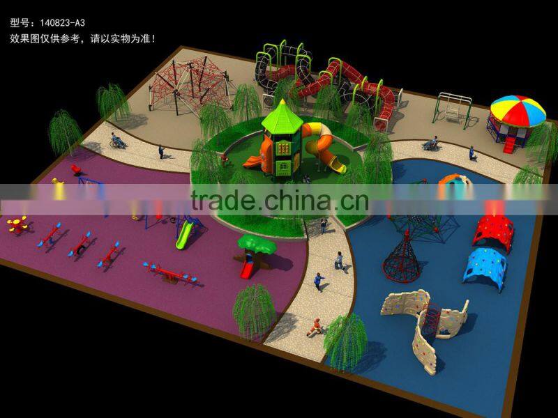 comprehensive amusement equipment playground,seesaw, swing