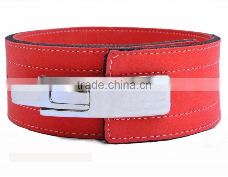 Weightlifting lever belt