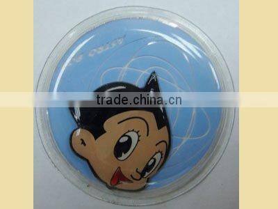 colorful skating cartoon label for kids