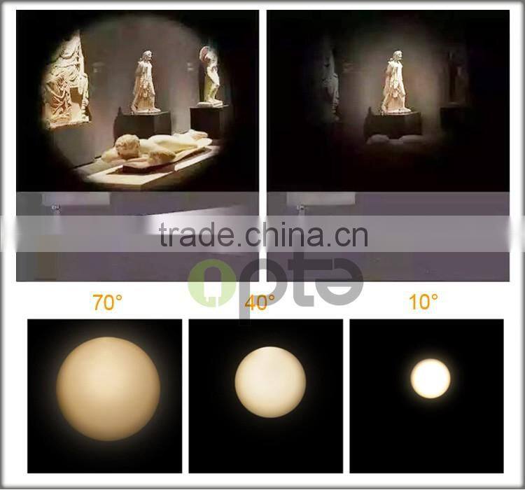 15w 20w 28w led track lighting spot light Focus adjustable beam angle for gallery