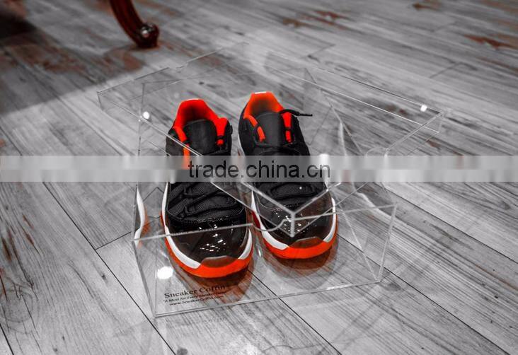 clear acrylic shoe box