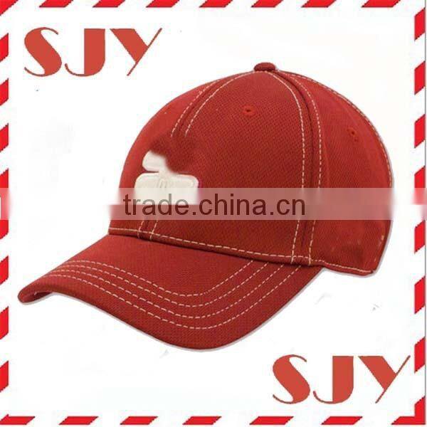 High quality custom made unique pure cotton golf hats cap