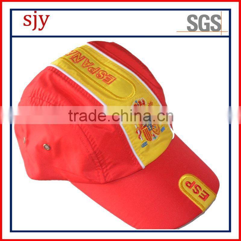 Top quality embroidery waterproof 100% polyester golf cap