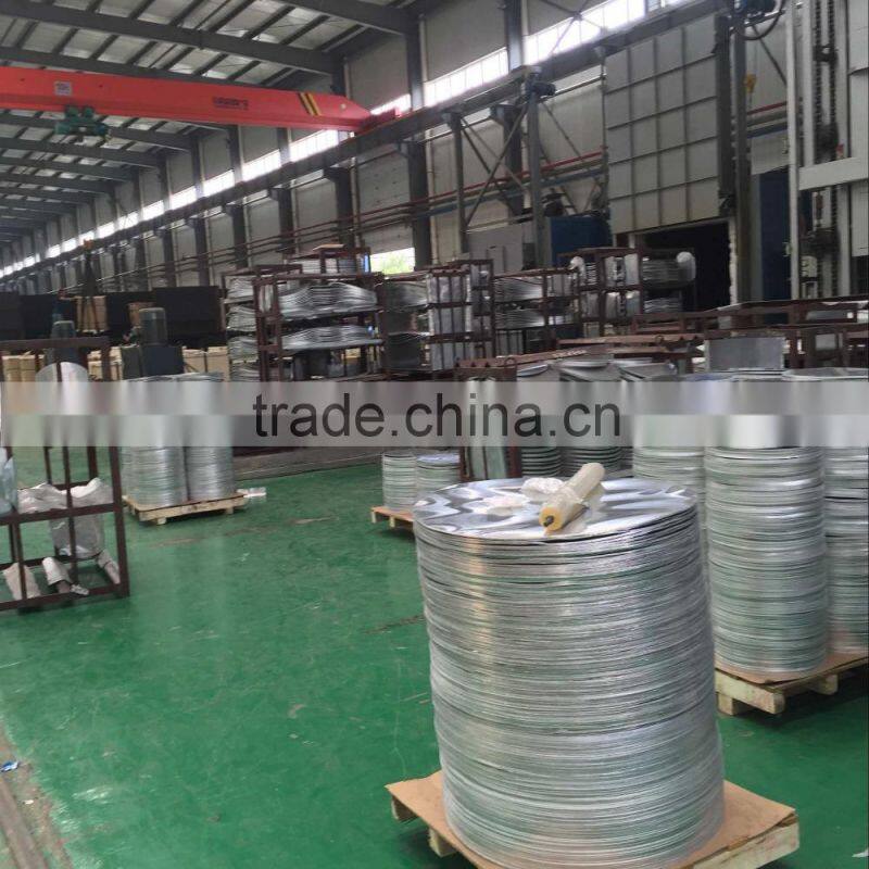 Aluminium circle for fry pans cookware