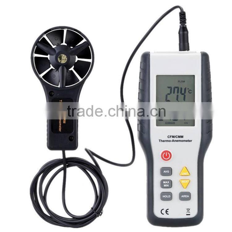 LCD Display anemometro thermal imager Thermo-Anemometer Infrared Thermometer termometro Wind Speed estacion meteorologica