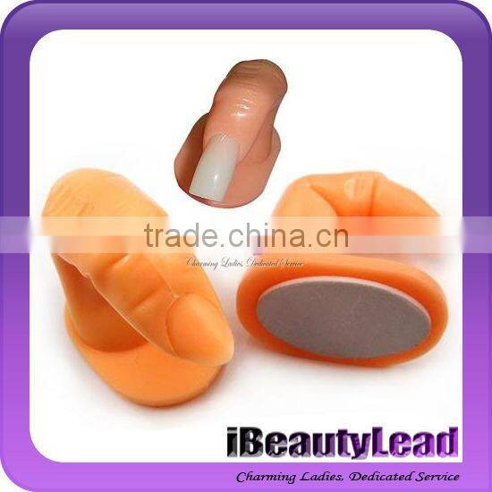 Nail training finger artificial plastic finger for nail art