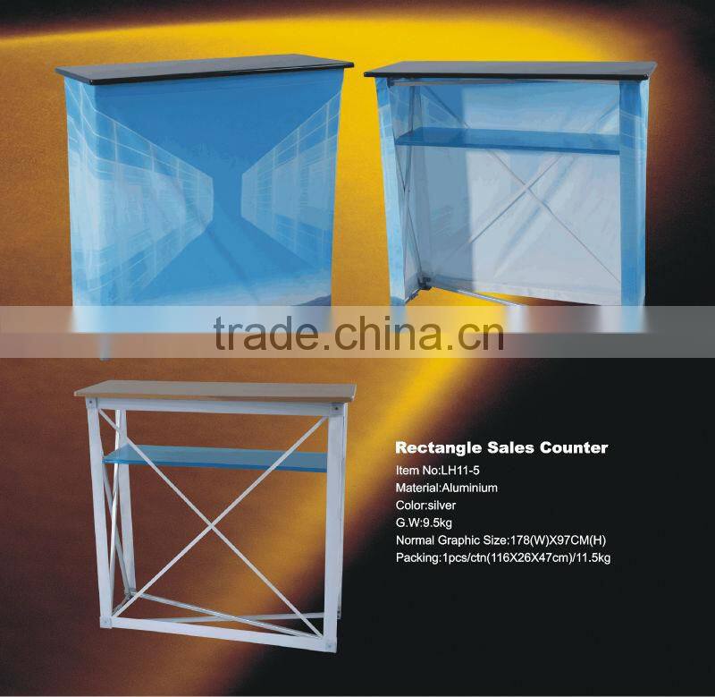 promotional table display for display equipment