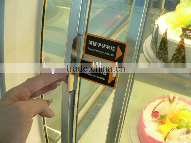 Cake display chiller frost free with temp.+3~+10degree C