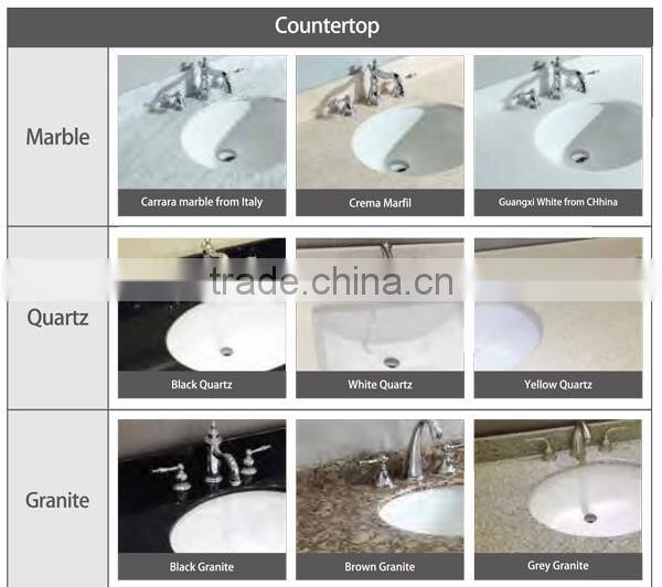 Hotel motel vanity with solid wood