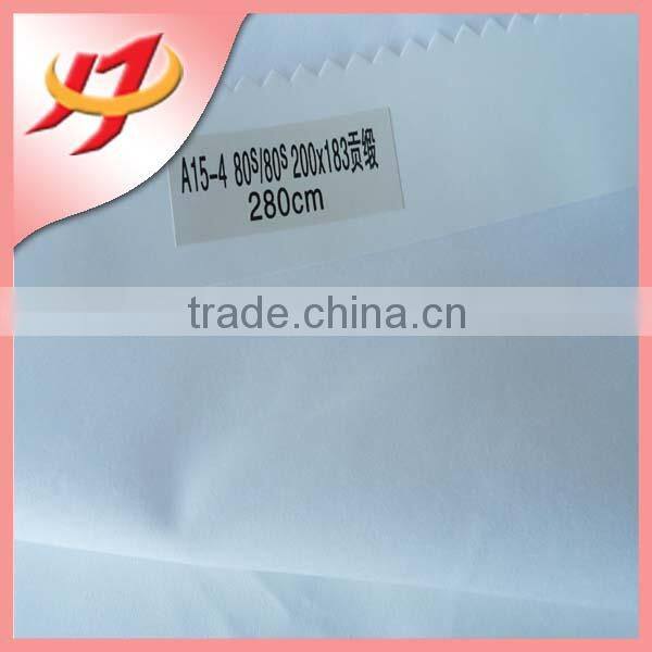 wholesale plain white 100% cotton combed knitting fabric white fabric