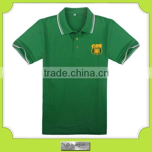 customized embroidered short sleeve men polo t shirt