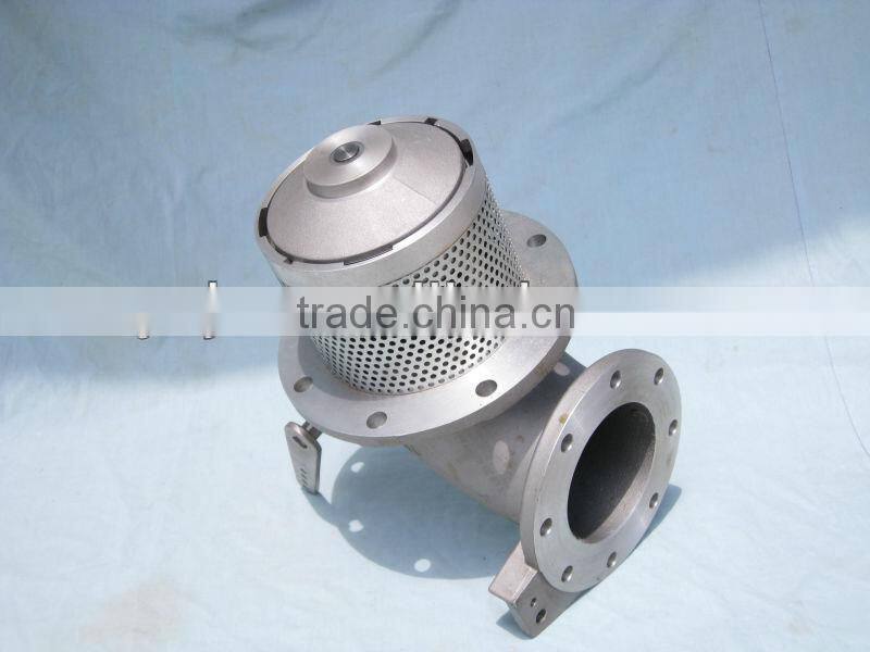 4" Aluminum Tanker Bottom valve square flange