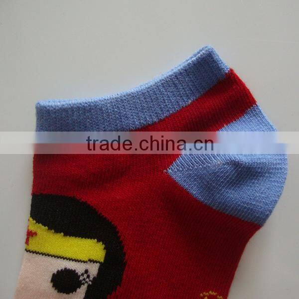 GSW-116 Bulk custom fancy cartoon jacquard no show make your own socks