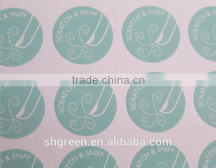 Safe paper sticker for cosmetics