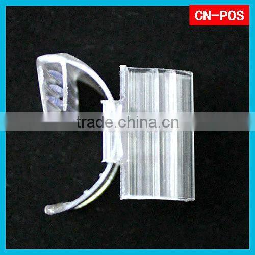 supermarket plastic shelf price holder for hanging display