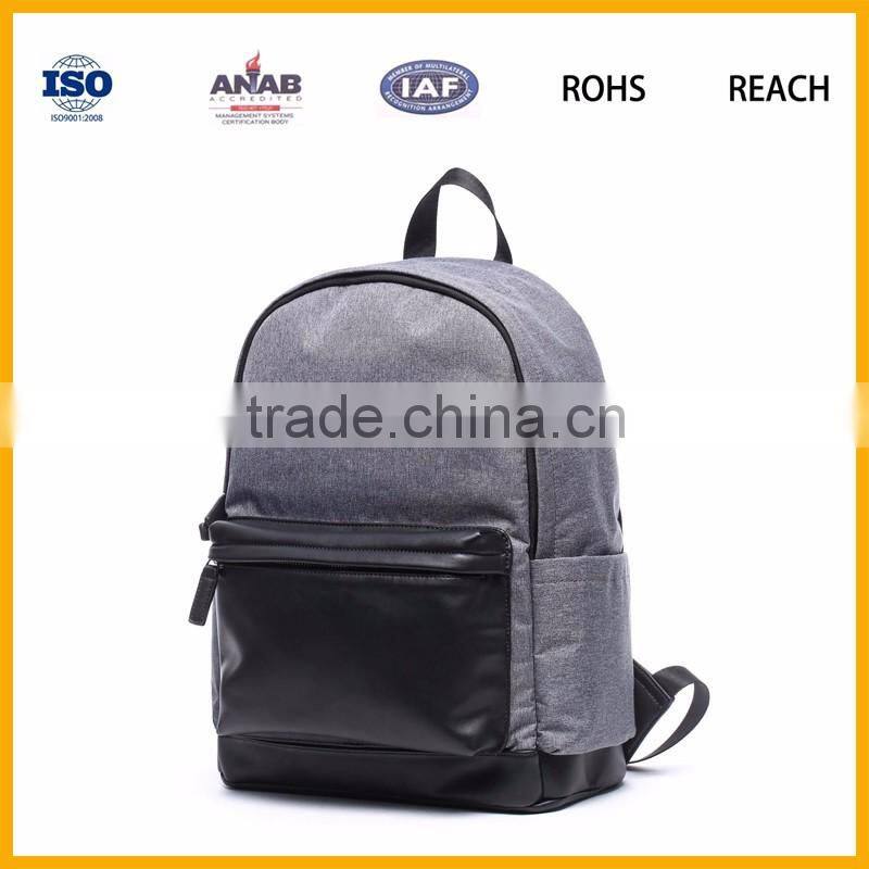 Snowflake material PU leather travel casual backpack