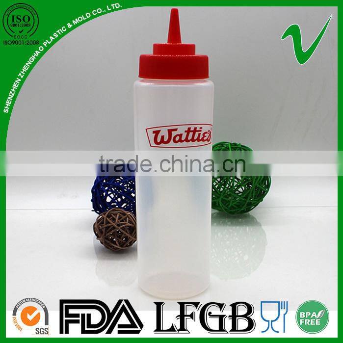 hot all kind of LDPE dropper kichen packaging plastic sauce squeeze bottle