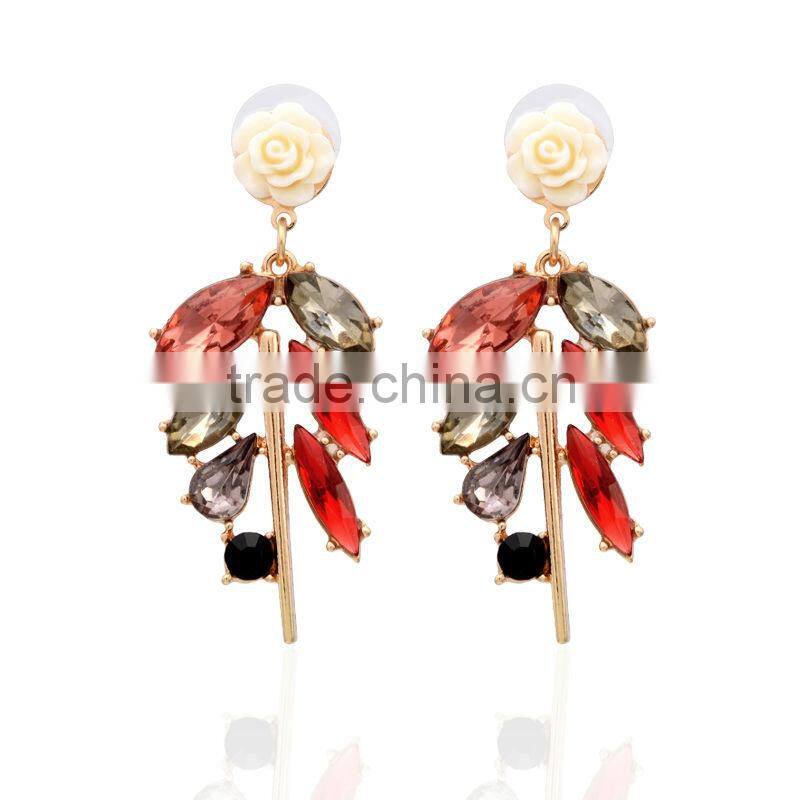 Pretty Steps boutique drop zircon earrings wholesale china