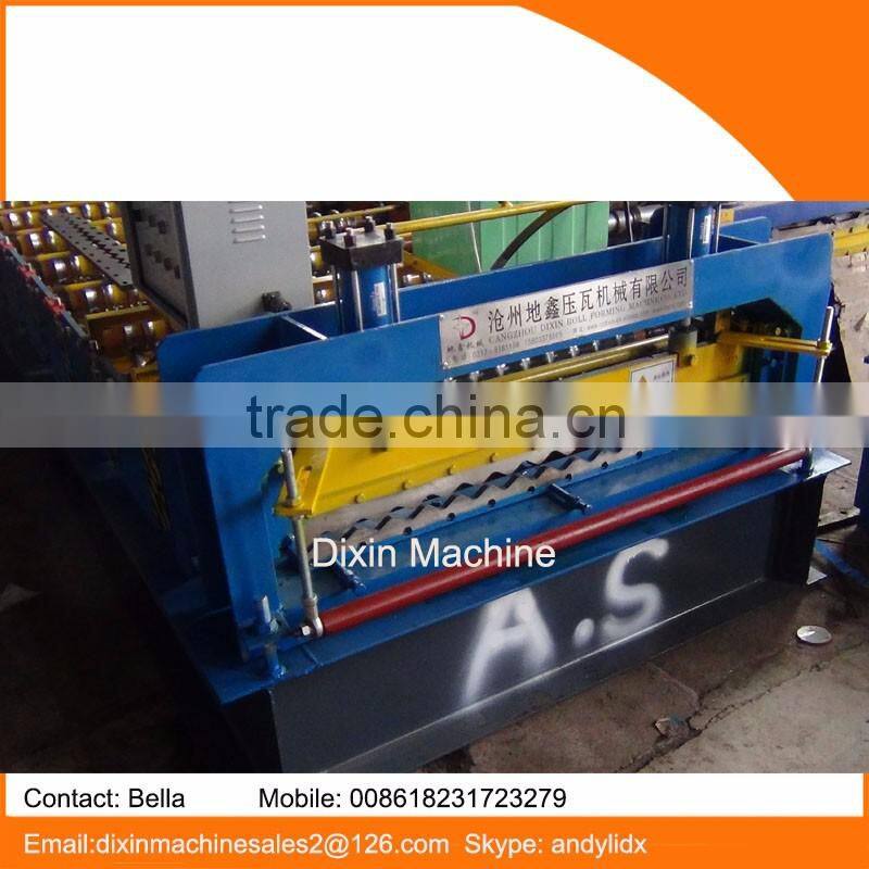 corrugated 850 Type Corrugated Metal Roofing Tile SHIBO Roof tile sheet rolling forming machine tile forming machine new model