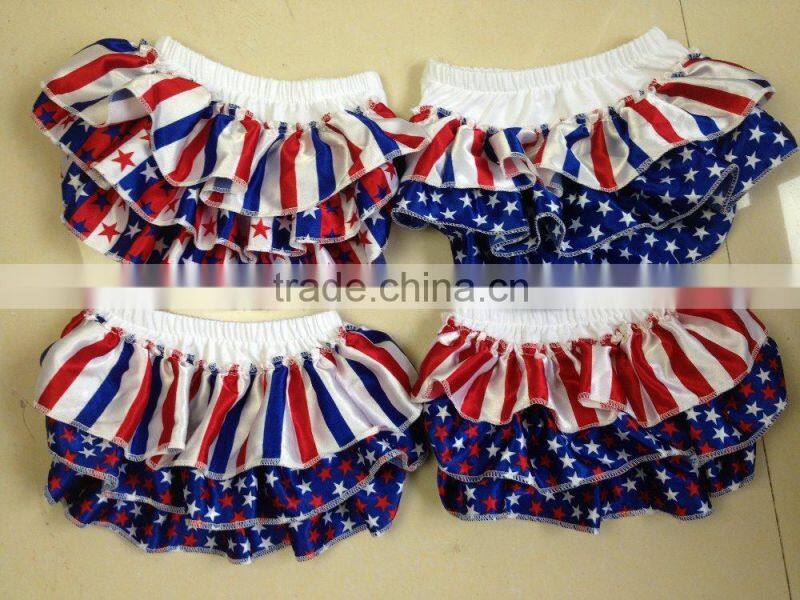 2015 Easter Sales Promotion Baby Organic Underwear So Adorable satin Bloomers Wholesale Baby Cotton Ruffle Bloomers For Kids