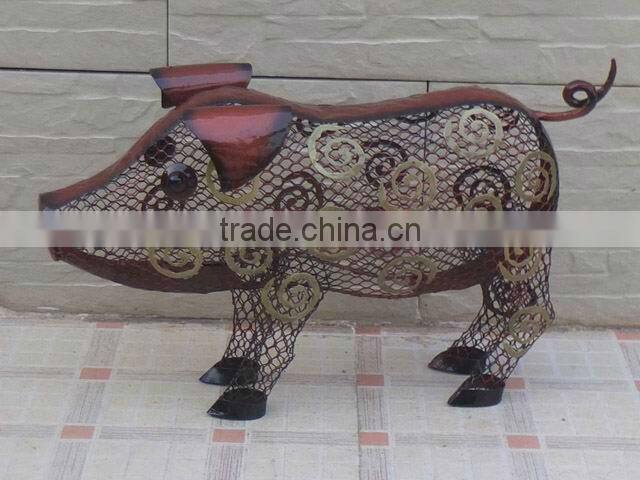 cast iron status chicken table top decorations