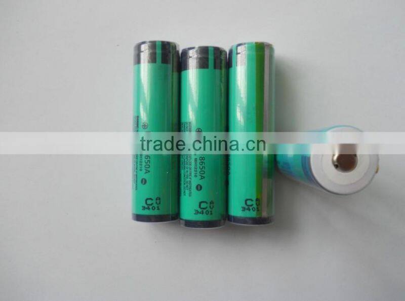 protection 18650 NCR18650A 3100mAh 3.6V for panasonic battery button top protected