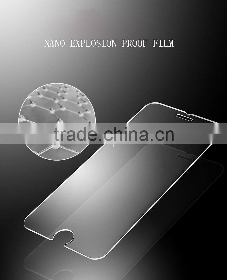 9H tempered glass For iphone 4s 5 5s 5c 6 6s plus 7 plus screen protector protective guard film front case cover +clean kits