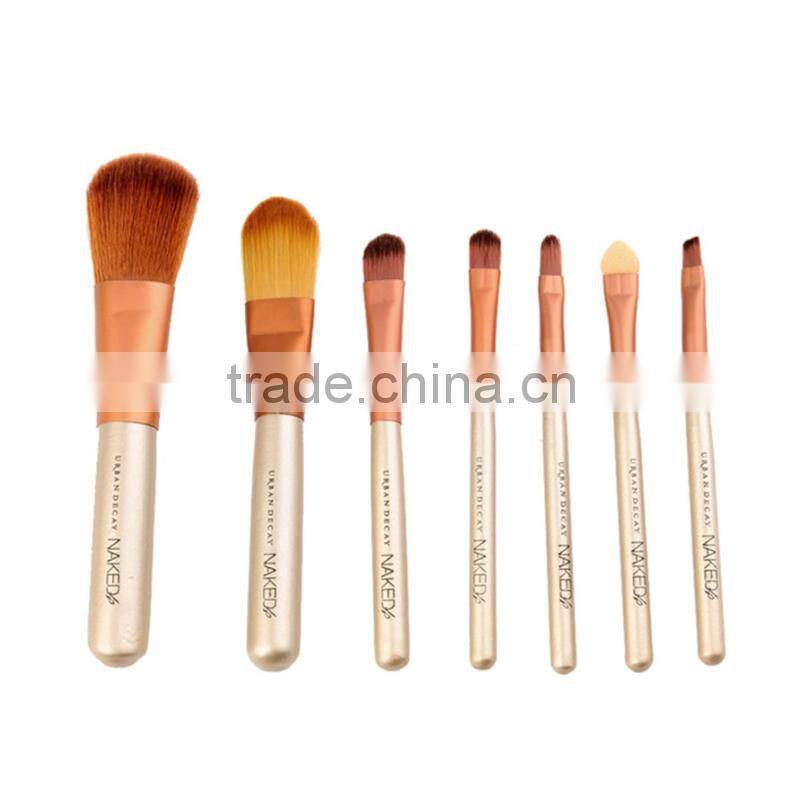 Professional 7pcs set Naked 4 Makeup Brushes Tools Set NK4 Make Up Brush Set