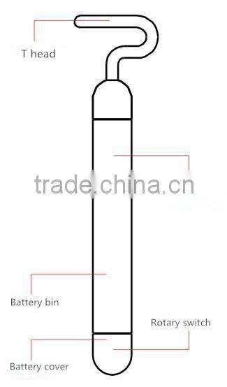 Mamufacturer hot seller Beauty Bar 24k Golden Pulse Facial Massager