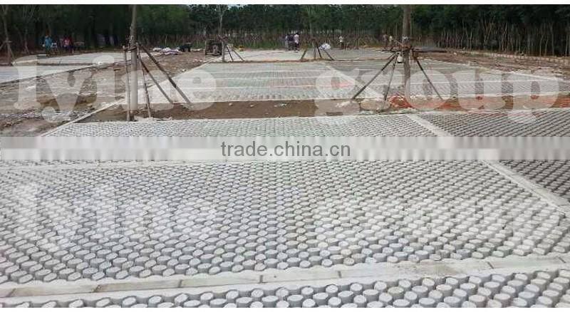 lyine High load cast concrete floor grass arts die and Grass parking