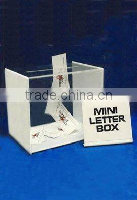 bespoke acrylic letter box
