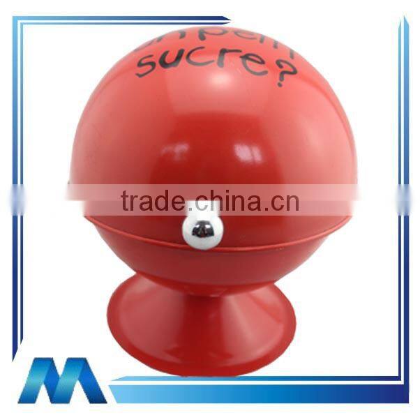 round shape stainless steel sugar jar