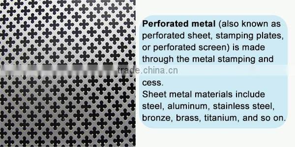 China supplier best selling product perforated sheet metal