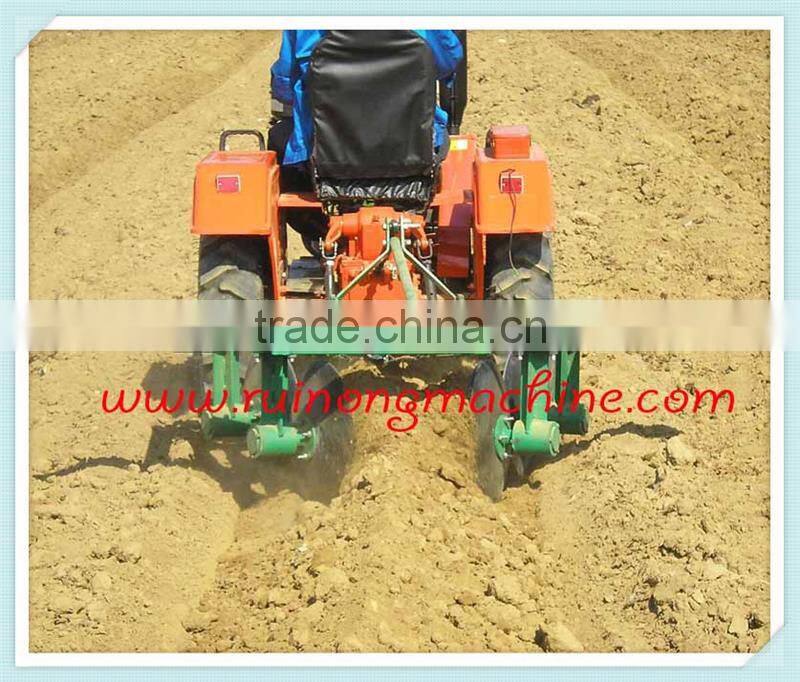 Strong construction Agricultural implement Disc ridger Riding plough