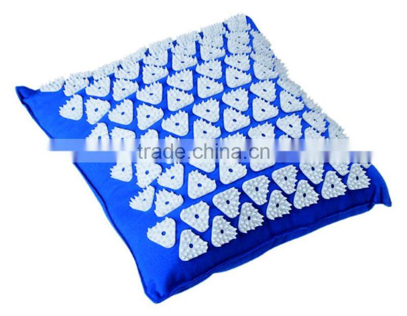 Multi-color Eco-friendly Stress/Pain Relief acupressure mat massage pillow