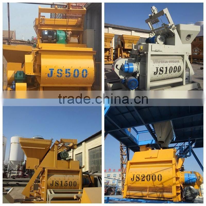 Popular sales advanced concrete mixer with lift and hopper in high quality and good price