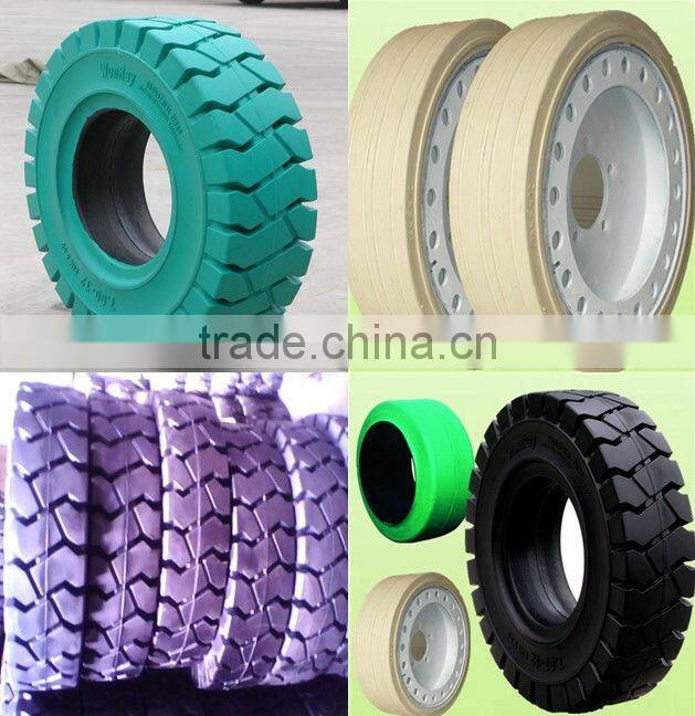 400*133 wheel rim non-marking solid tire