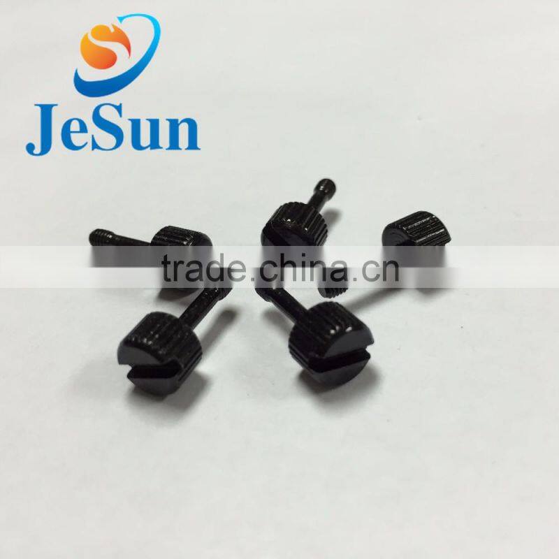 Customized black thumb screw,cnc machining parts,cnc metal parts