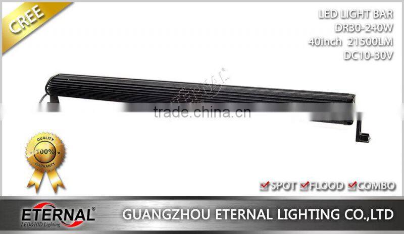 40in 240W straight 4x4 powersports ATV UTV bune buggy off road truck led light bar