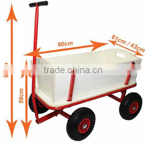 Netherlands wooden Tool Cart with colorful Printing